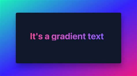 how to give text gradient color in tailwind css