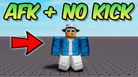 how to go afk in roblox and not get kicked