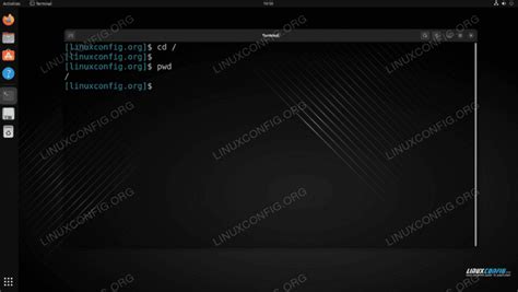 how to go back to root folder in linux