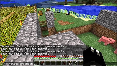 how to go creative mode in minecraft server
