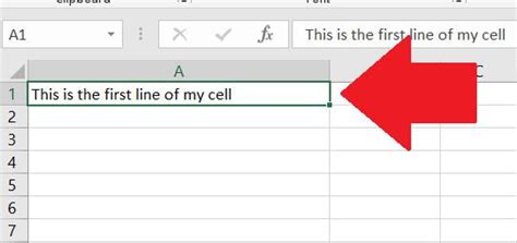 how to go down a line in excel on mac