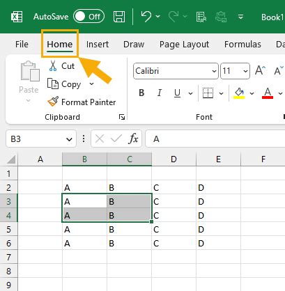 how to go down in same cell in excel mac