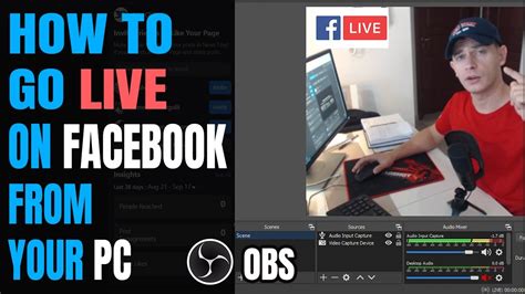 how to go live on fb using obs