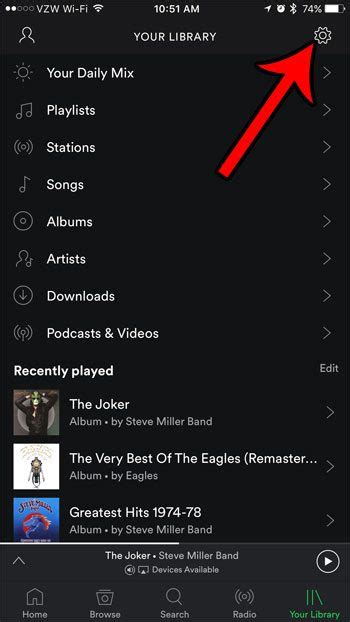 how to go offline on spotify ios