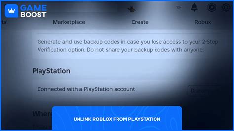 how to go to account settings on roblox ps5