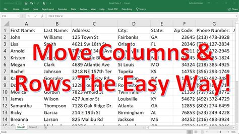 how to go to row 1 in excel