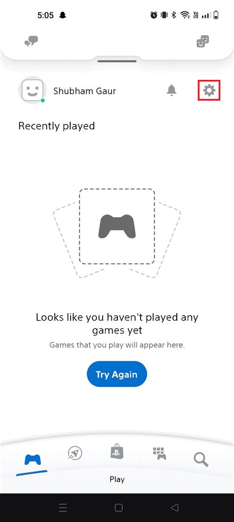 how to go to settings on ps4 without controller