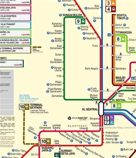 how to go to shah alam by lrt by train