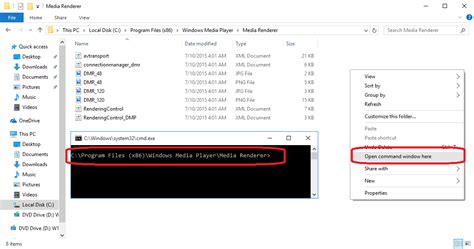 how to go to specific folder in cmd