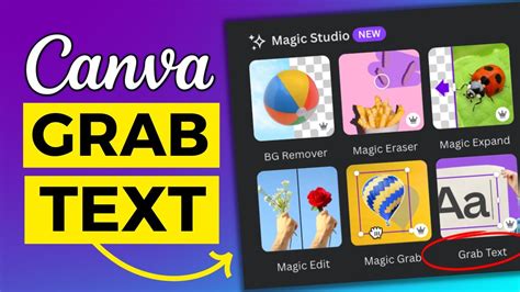 how to grab text from an image in canva