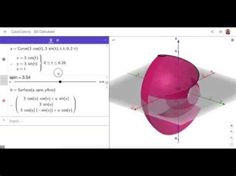 how to graph 3d parametric equations in geogebra