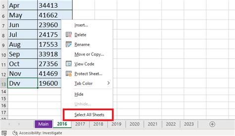 how to group sheets in excel