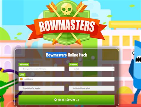 how to hack bowmasters to get all characters