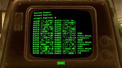 how to hack terminal fallout 4 ps4