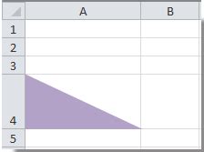 how to half shade a cell in excel