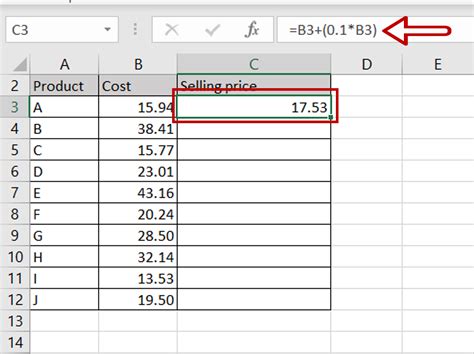 how to hard code formula in excel