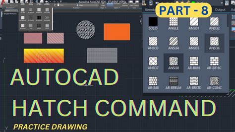 how to hatch in autocad 2024