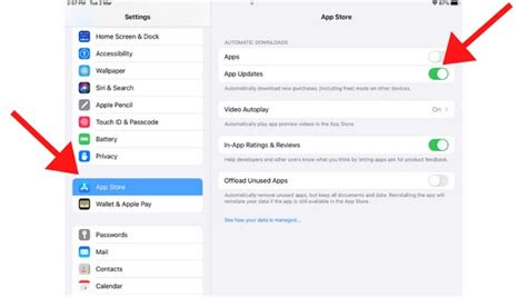 how to have apps update automatically on ipad