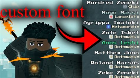 how to have fonts in roblox
