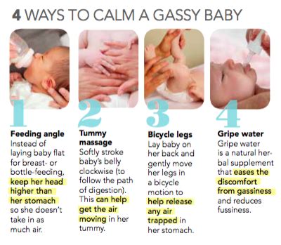 how to help a gassy baby