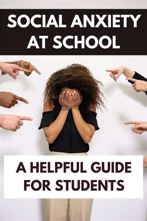 how to help social anxiety in school