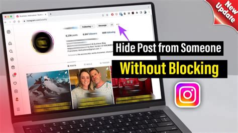how to hide a post from someone without blocking them