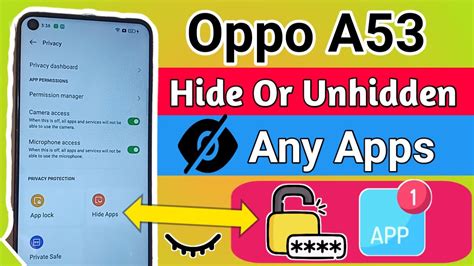 how to hide apps in oppo a53