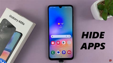 how to hide apps in samsung a05s phone