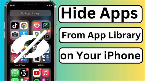 how to hide apps on app library ios 17