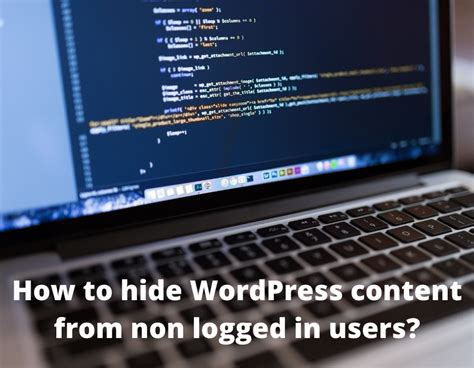 how to hide content in wordpress