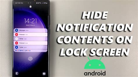 how to hide content on lock screen