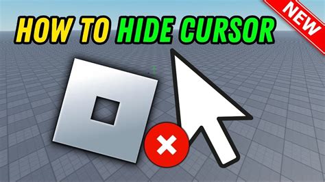 how to hide cursor in roblox pc