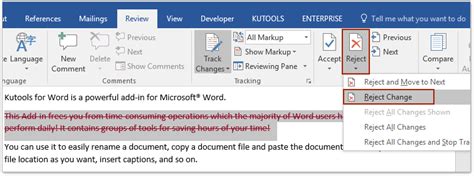 how to hide deleted text in word