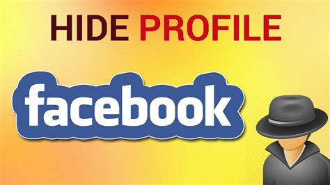 how to hide facebook profile on android