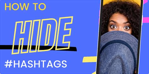 how to hide hashtags on facebook post