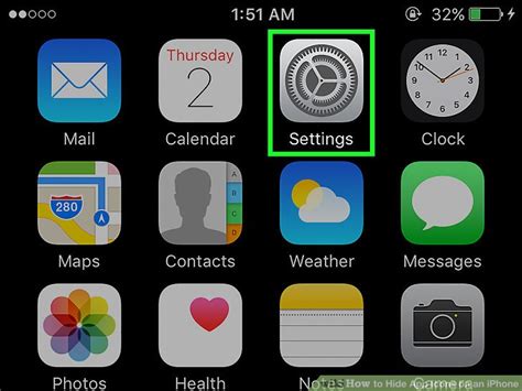 how to hide icon from iphone