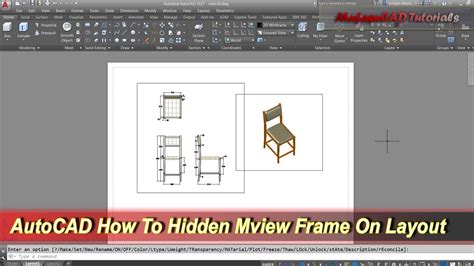 how to hide layout border in autocad
