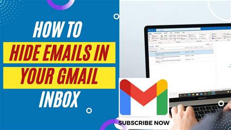 how to hide messages on gmail