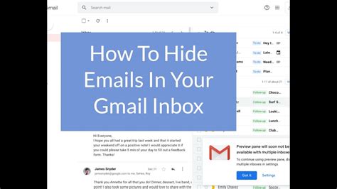 how to hide my email on gmail