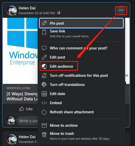 how to hide old posts on facebook page