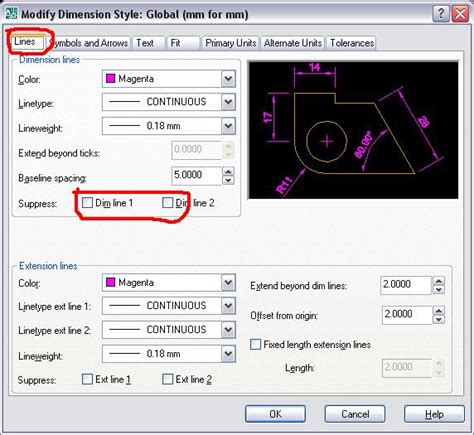 how to hide parametric dimensions in autocad