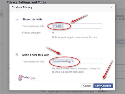 how to hide post on facebook page from someone