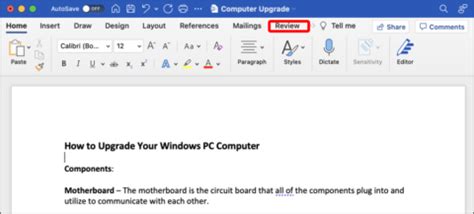 how to hide revision history in word