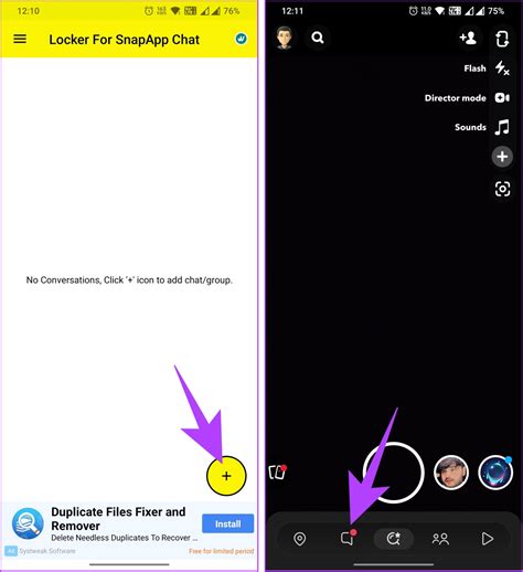 how to hide snapchat on android phone
