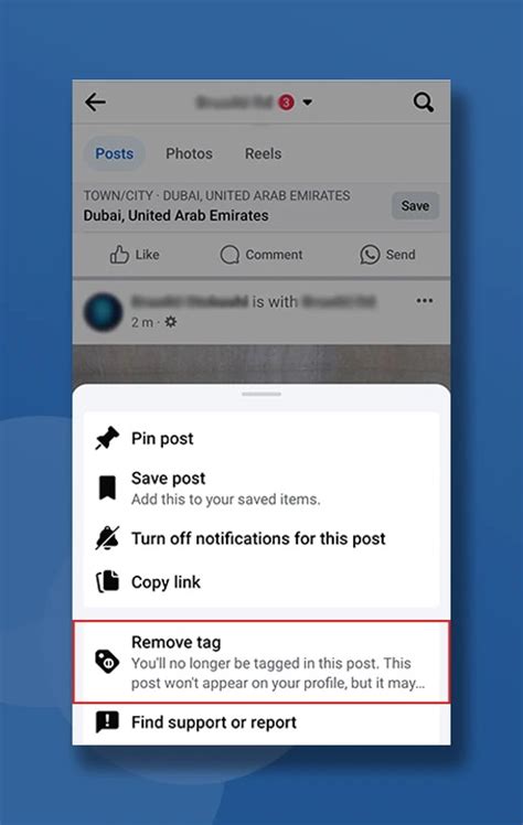 how to hide tags on facebook
