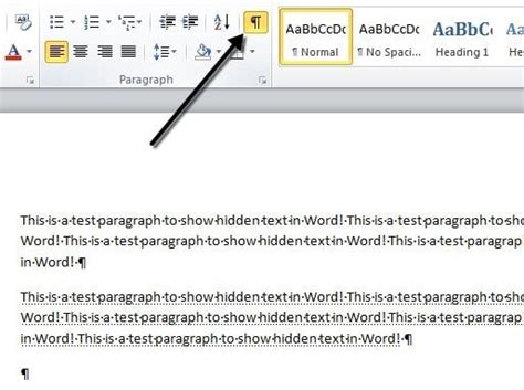 how to hide text in word