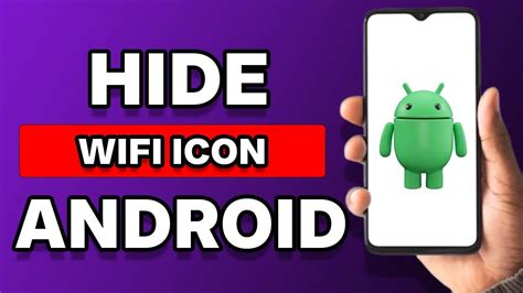 how to hide wifi icon on android phone