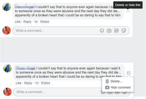 how to hide your comments from someone on facebook