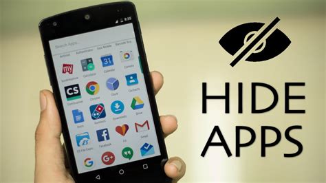 how to hide youtube app on android phone