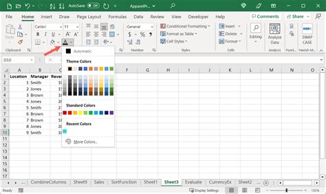 how to highlight a cell in excel with colour